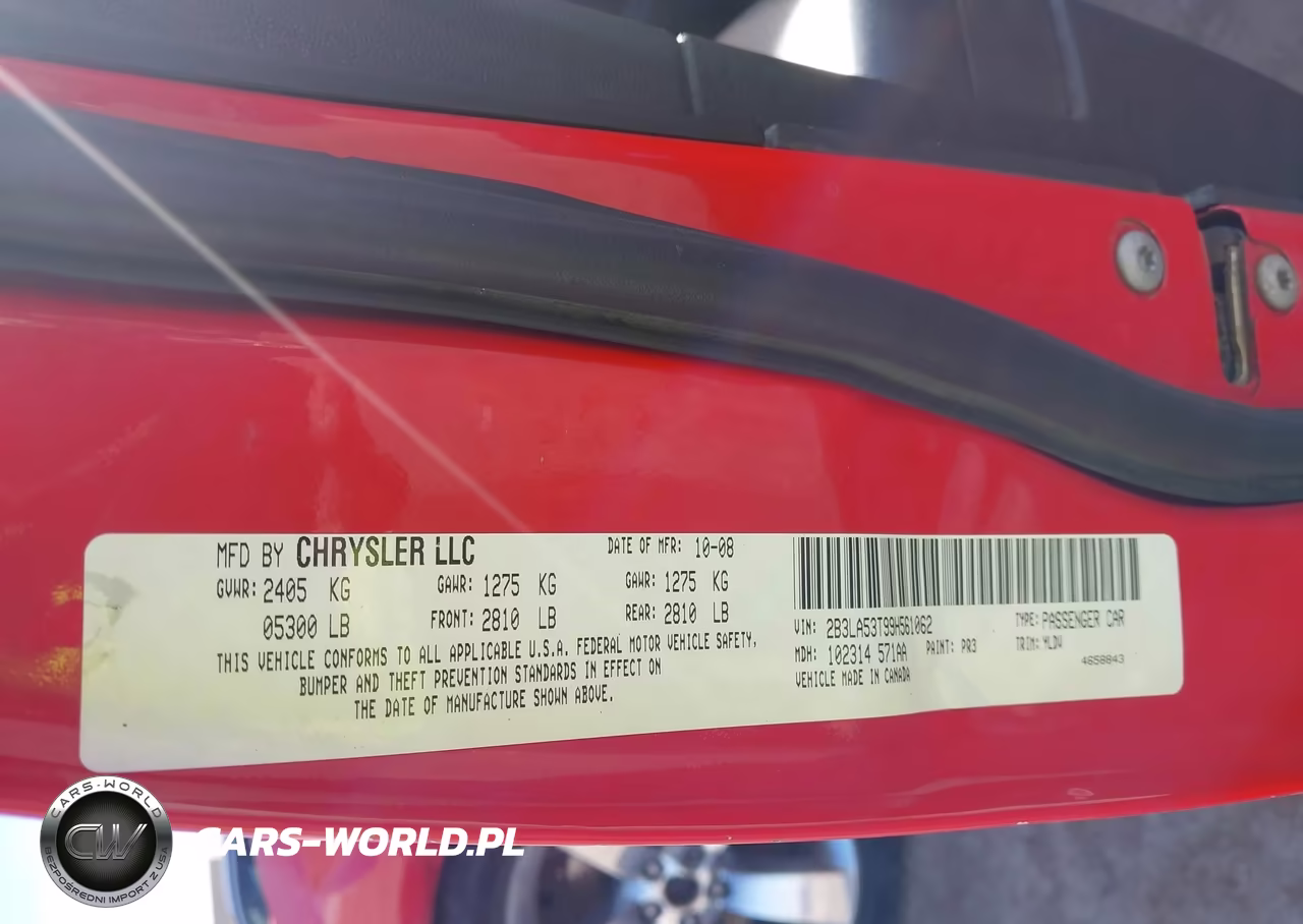 2009 Dodge Charger R-T VIN:2B3LA53T99H561062 - 9