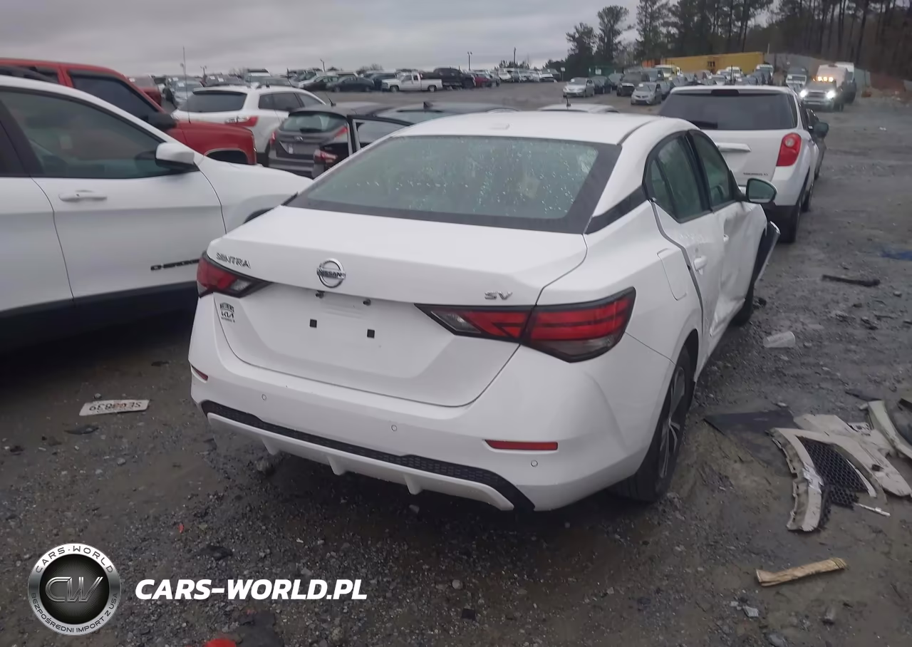 2022 Nissan Sentra Sv Xtronic Cvt VIN:3N1AB8CV5NY225311 - 4