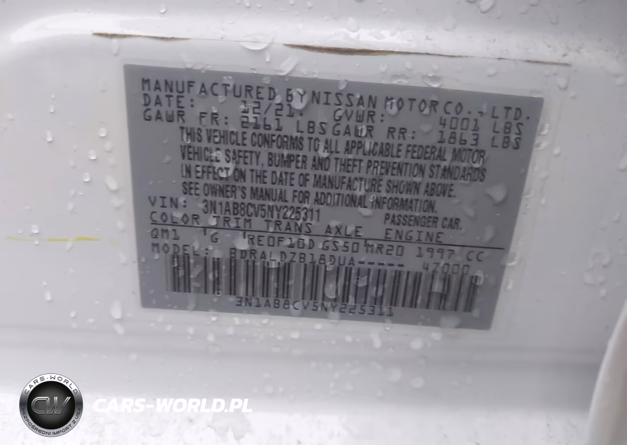 2022 Nissan Sentra Sv Xtronic Cvt VIN:3N1AB8CV5NY225311 - 9