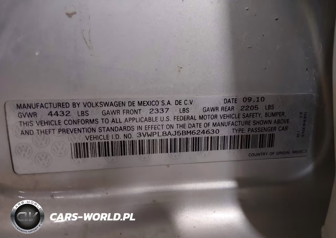 2011 Volkswagen Jetta Sportwagen 2.0L Tdi VIN:3VWPL8AJ5BM624630 - 9