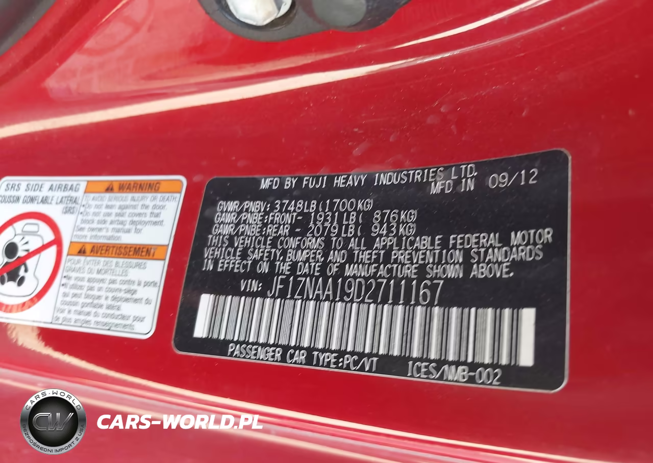 2013 Scion Fr-S VIN:JF1ZNAA19D2711167 - 9