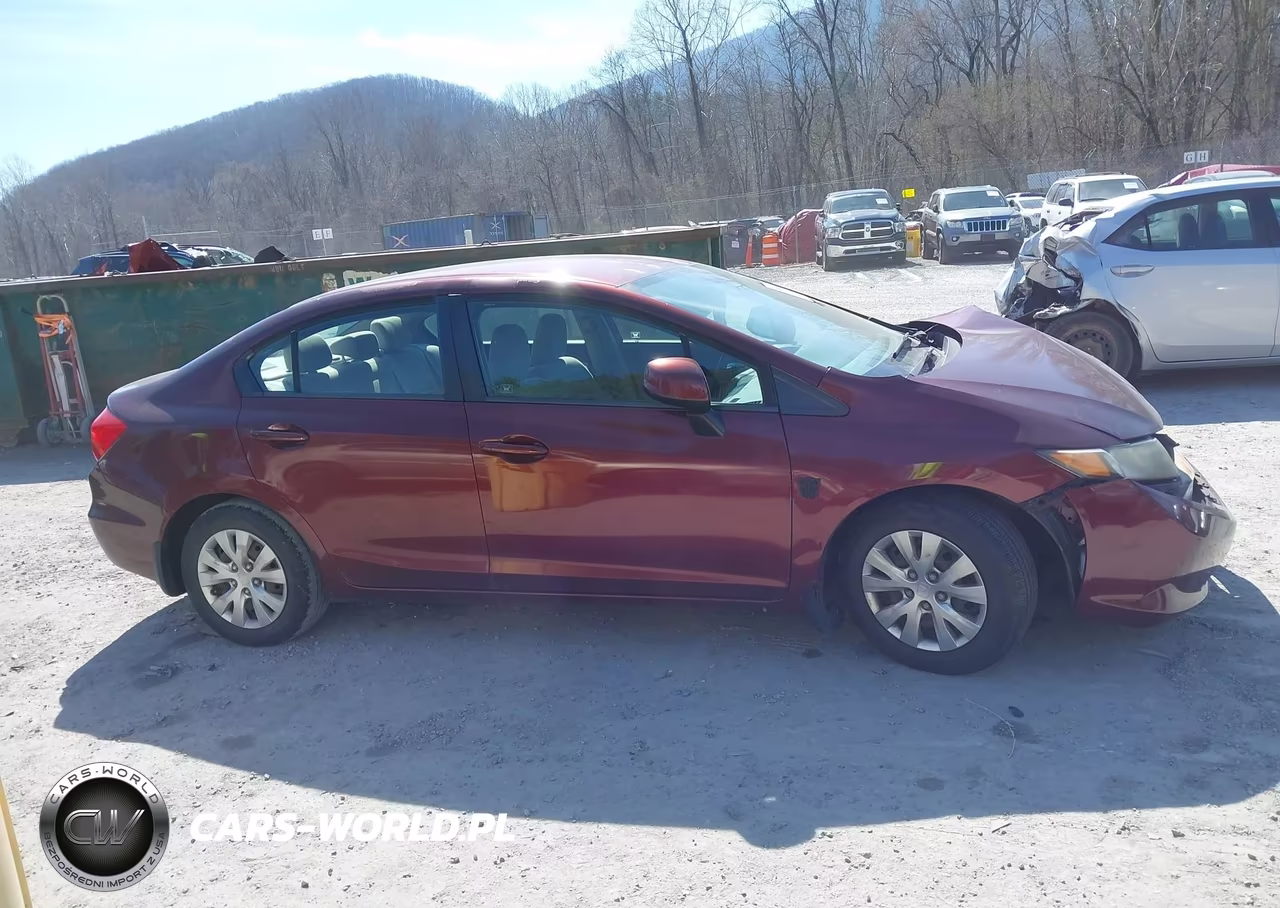 2012 Honda Civic Lx VIN:2HGFB2F56CH501821 - 13