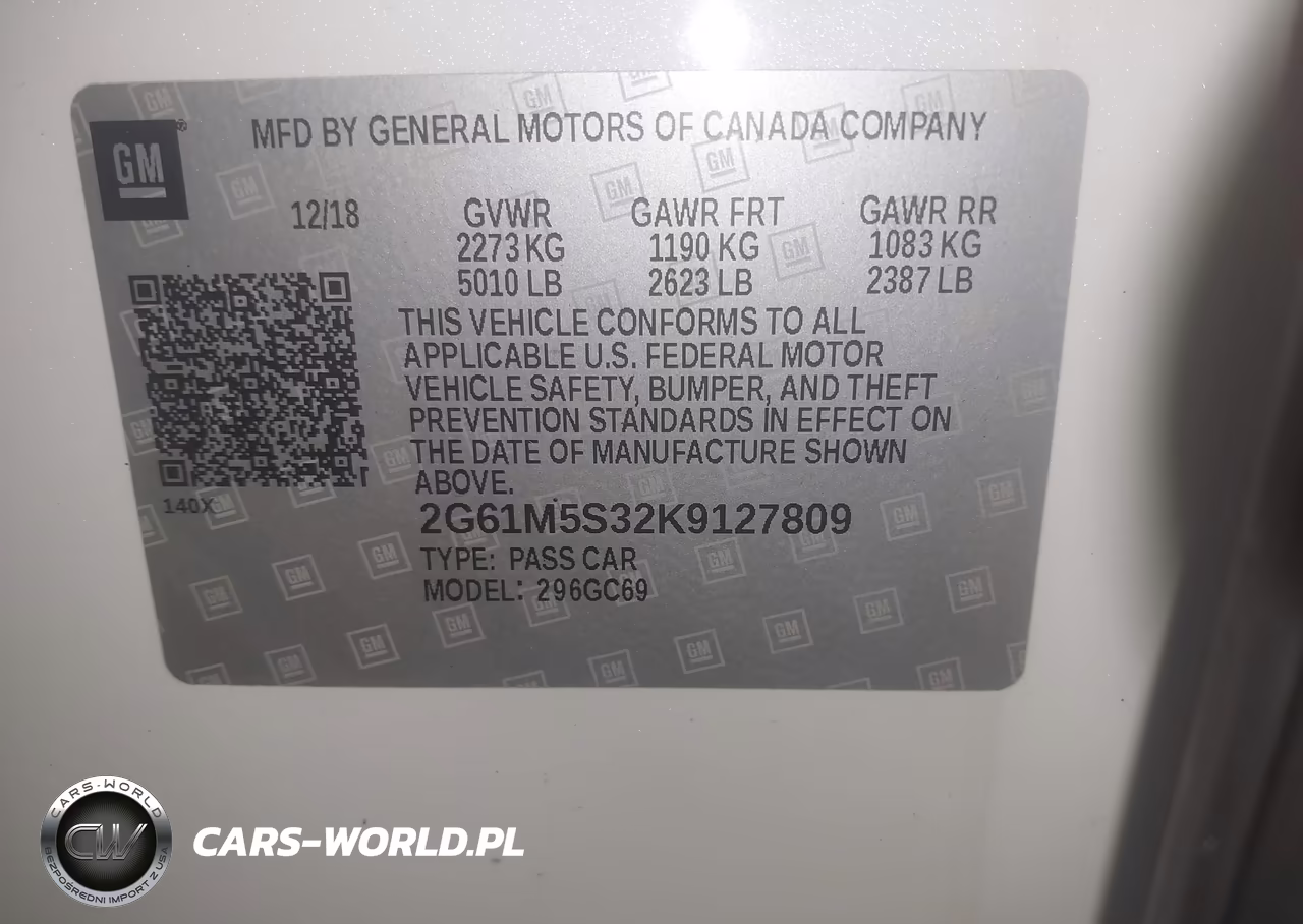2019 Cadillac Xts Luxury VIN:2G61M5S32K9127809 - 9