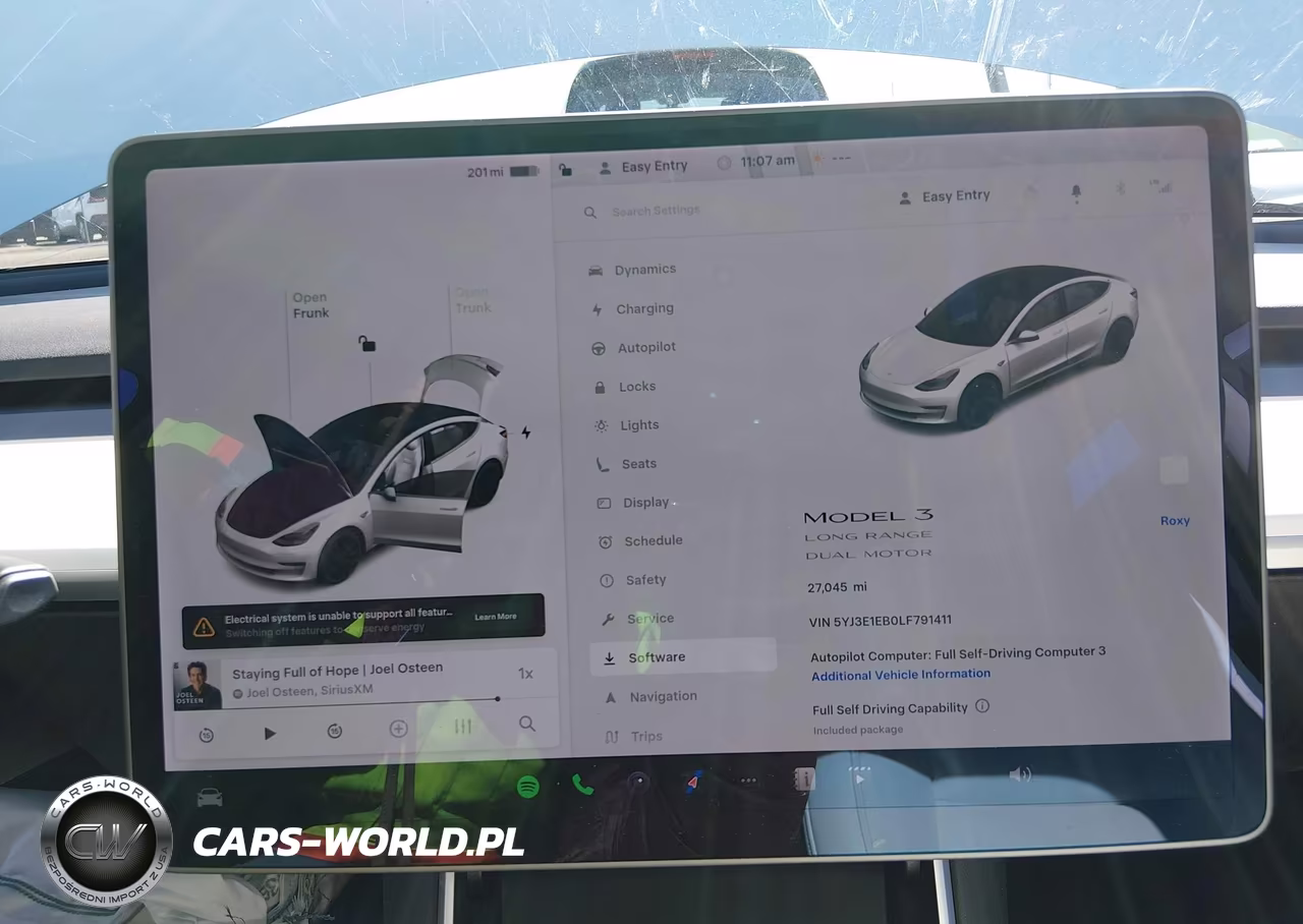 2020 Tesla Model 3 Long Range Dual Motor All-Wheel Drive VIN:5YJ3E1EB0LF791411 - 7