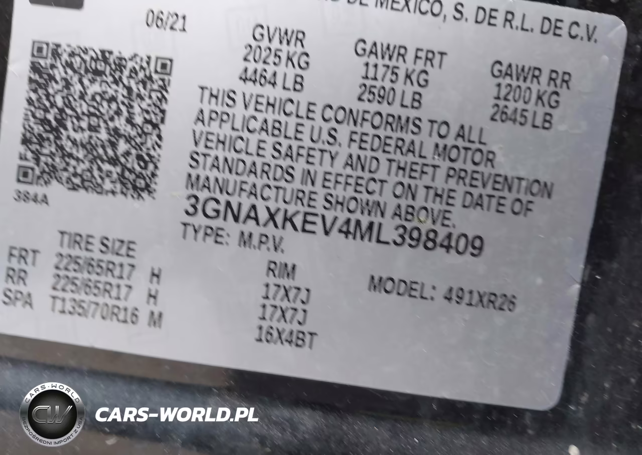 2021 Chevrolet Equinox Fwd Lt VIN:3GNAXKEV4ML398409 - 9