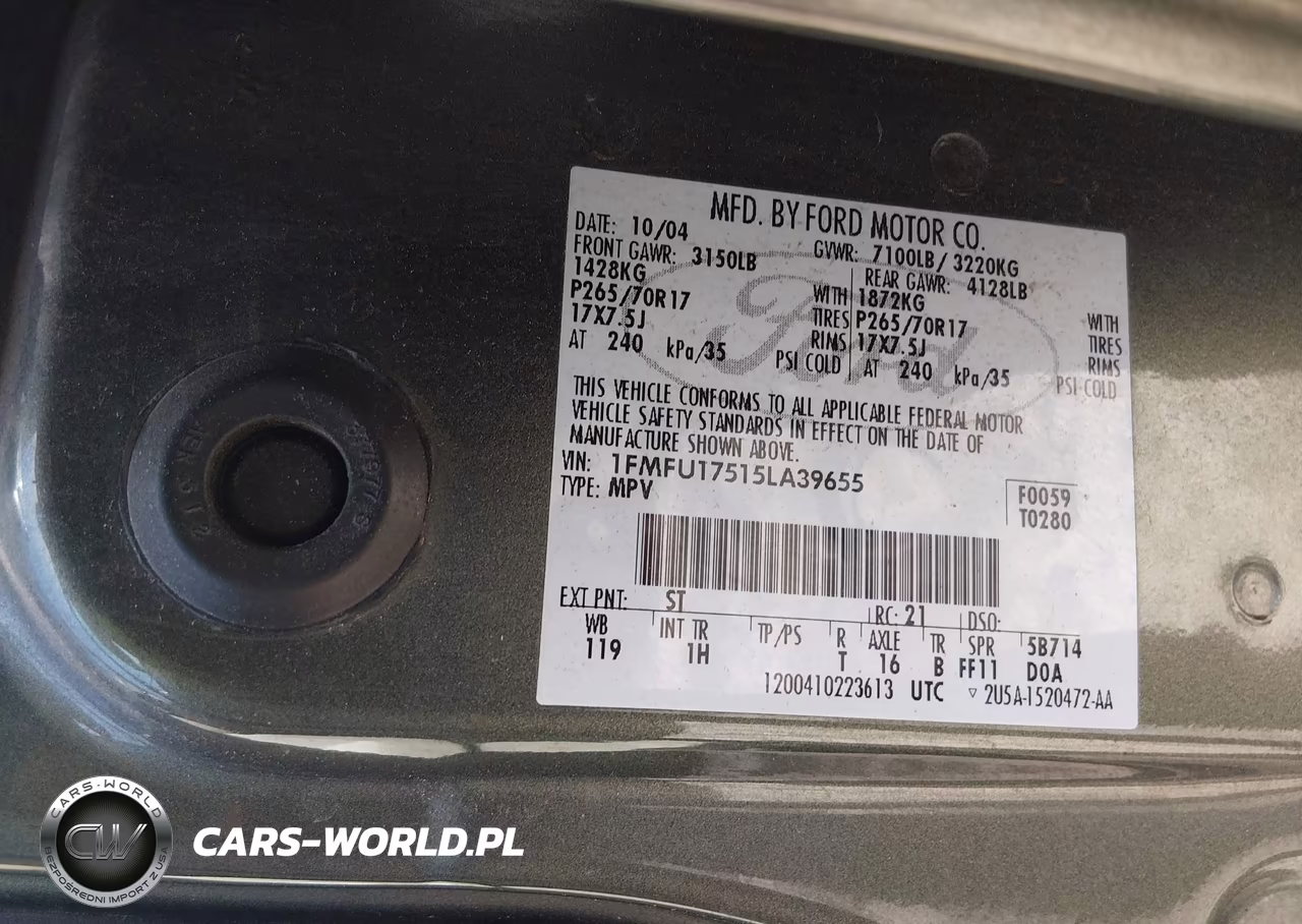 2005 Ford Expedition Eddie Bauer-King Ranch VIN:1FMFU17515LA39655 - 9