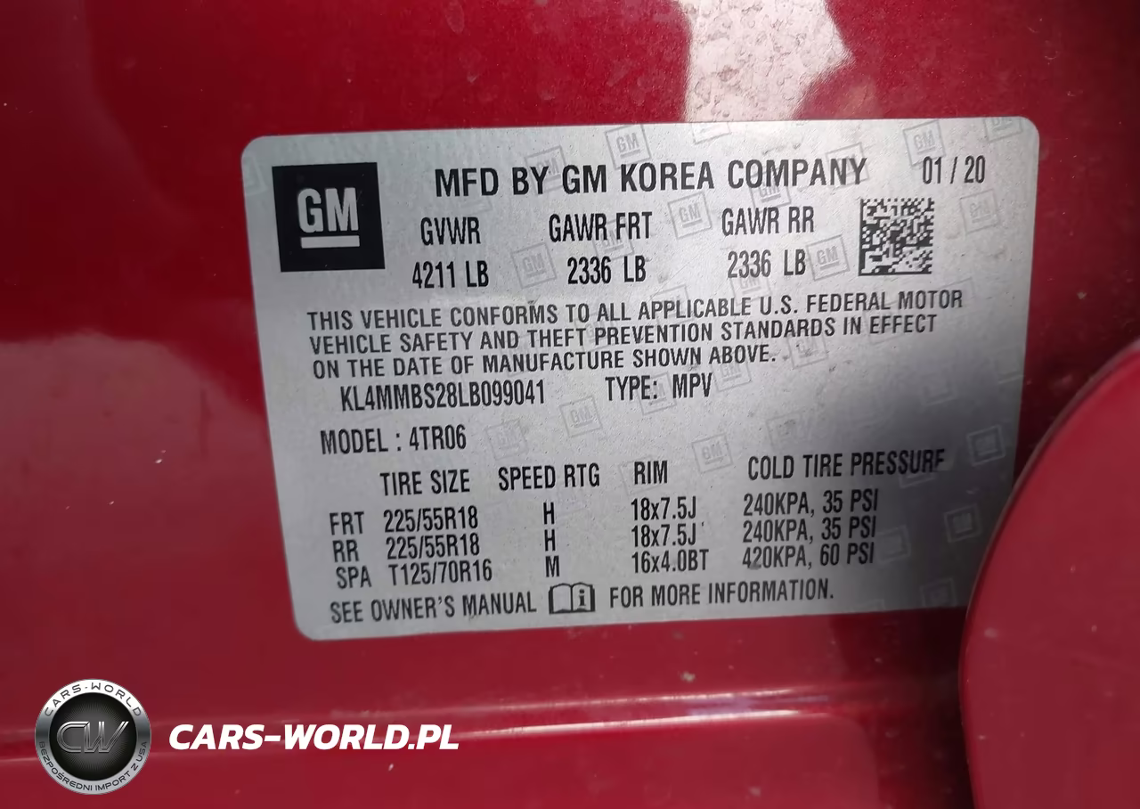 2020 Buick Encore Gx Fwd Preferred VIN:KL4MMBS28LB099041 - 9