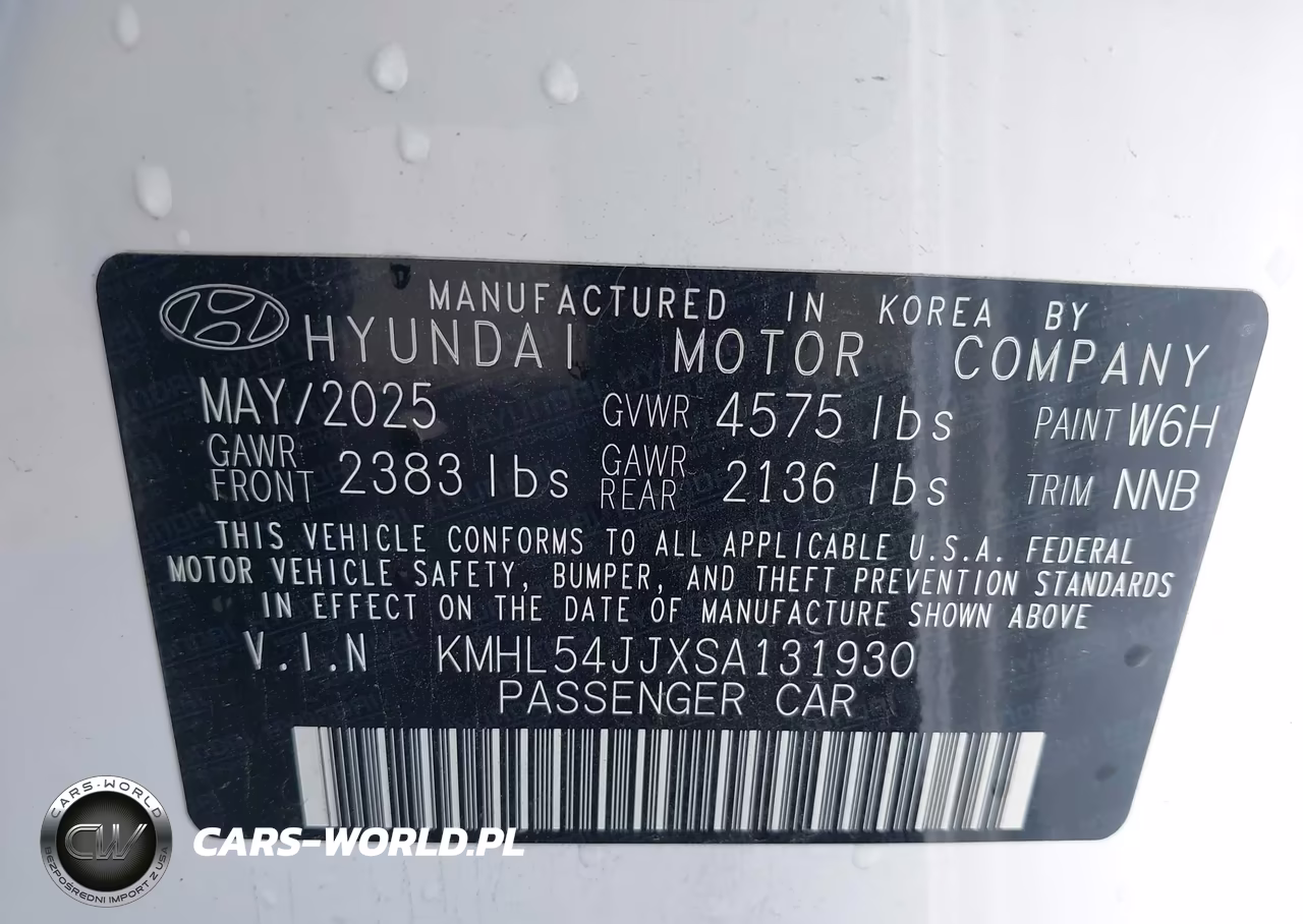 2025 Hyundai Sonata Hybrid Limited VIN:KMHL54JJXSA131930 - 9