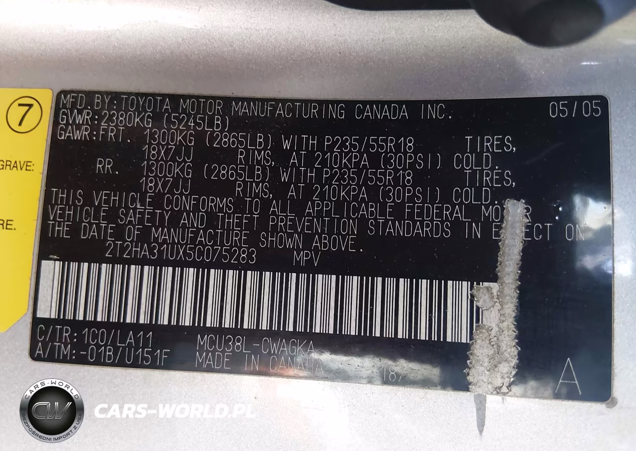 2005 Lexus Rx 330 VIN:2T2HA31UX5C075283 - 9