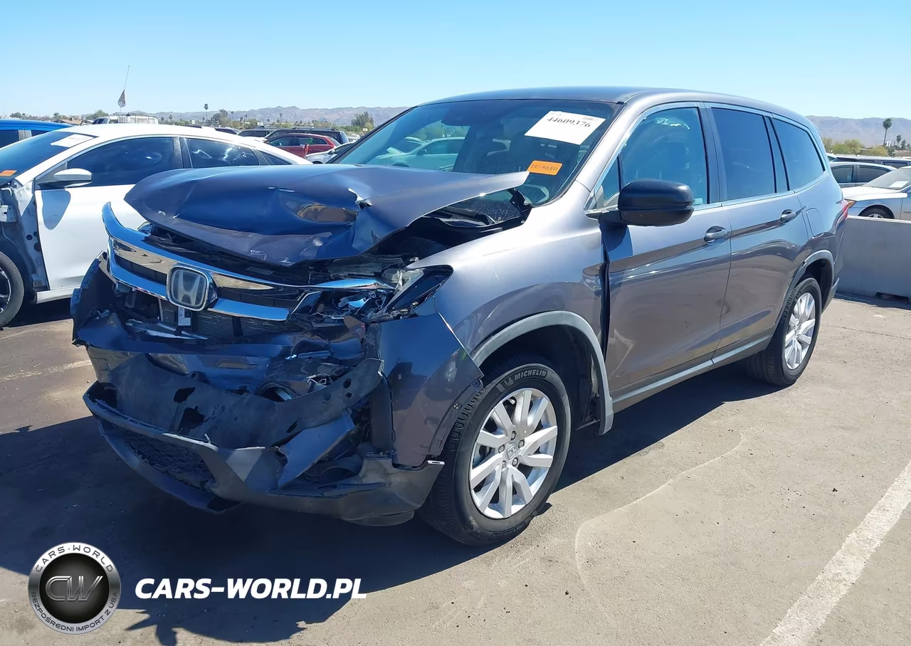 2021 Honda Pilot 2Wd Lx VIN:5FNYF5H16MB005223 - 2