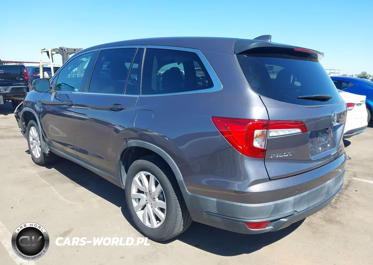 2021 Honda Pilot 2Wd Lx VIN:5FNYF5H16MB005223 - 3