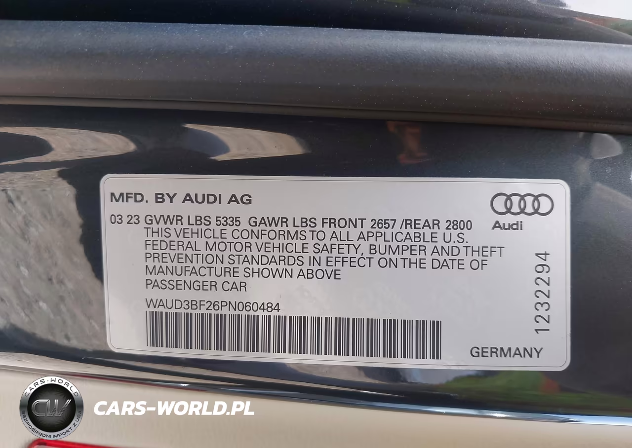 2023 Audi A6 Premium 45 Tfsi Quattro S Tronic VIN:WAUD3BF26PN060484 - 9