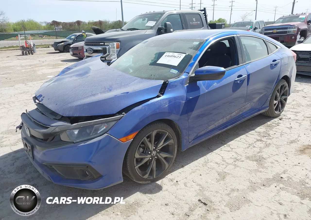 2019 Honda Civic Sport VIN:2HGFC2F81KH503966 - 2