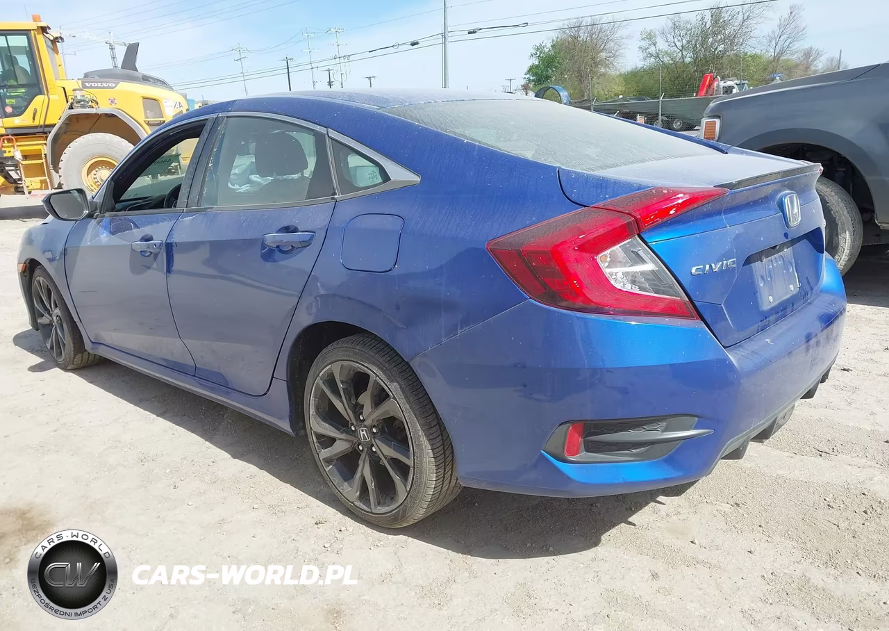 2019 Honda Civic Sport VIN:2HGFC2F81KH503966 - 3
