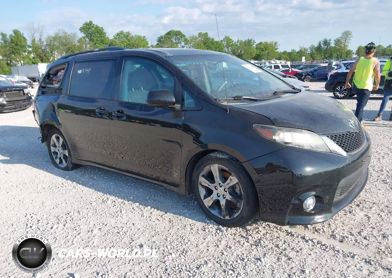 2012 Toyota Sienna Se 8 Passenger VIN:5TDXK3DC5CS259275 - 1