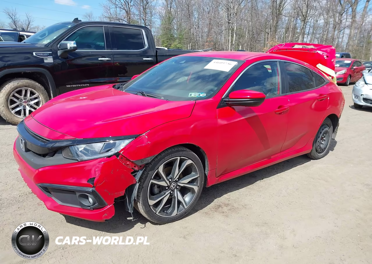 2019 Honda Civic Sport VIN:2HGFC2E86KH550962 - 2