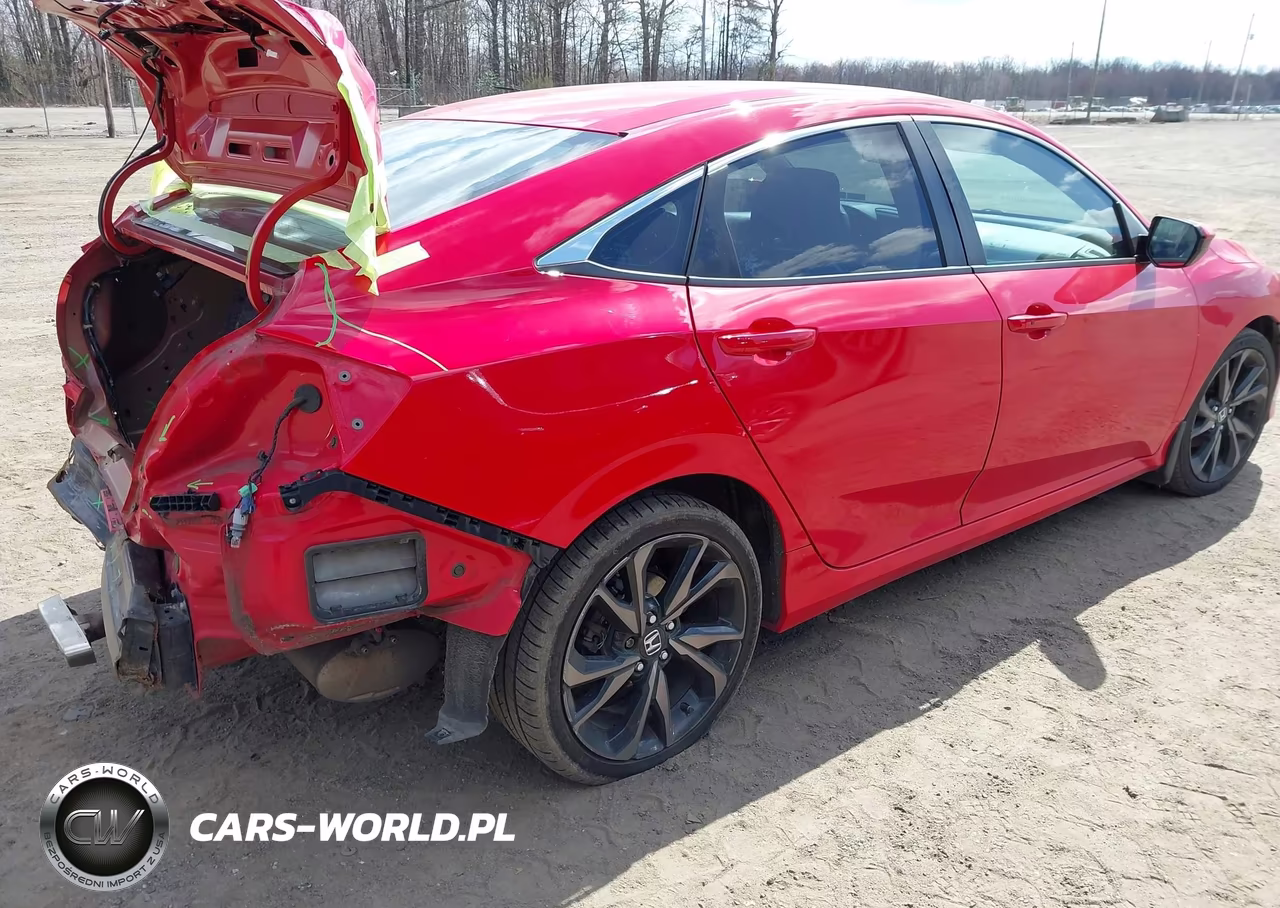 2019 Honda Civic Sport VIN:2HGFC2E86KH550962 - 4