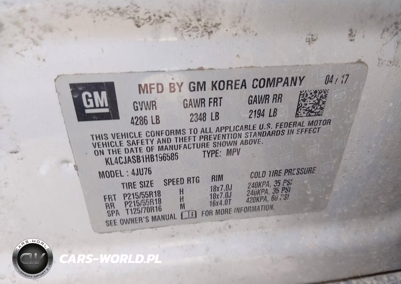 2017 Buick Encore Preferred VIN:KL4CJASB1HB196586 - 9