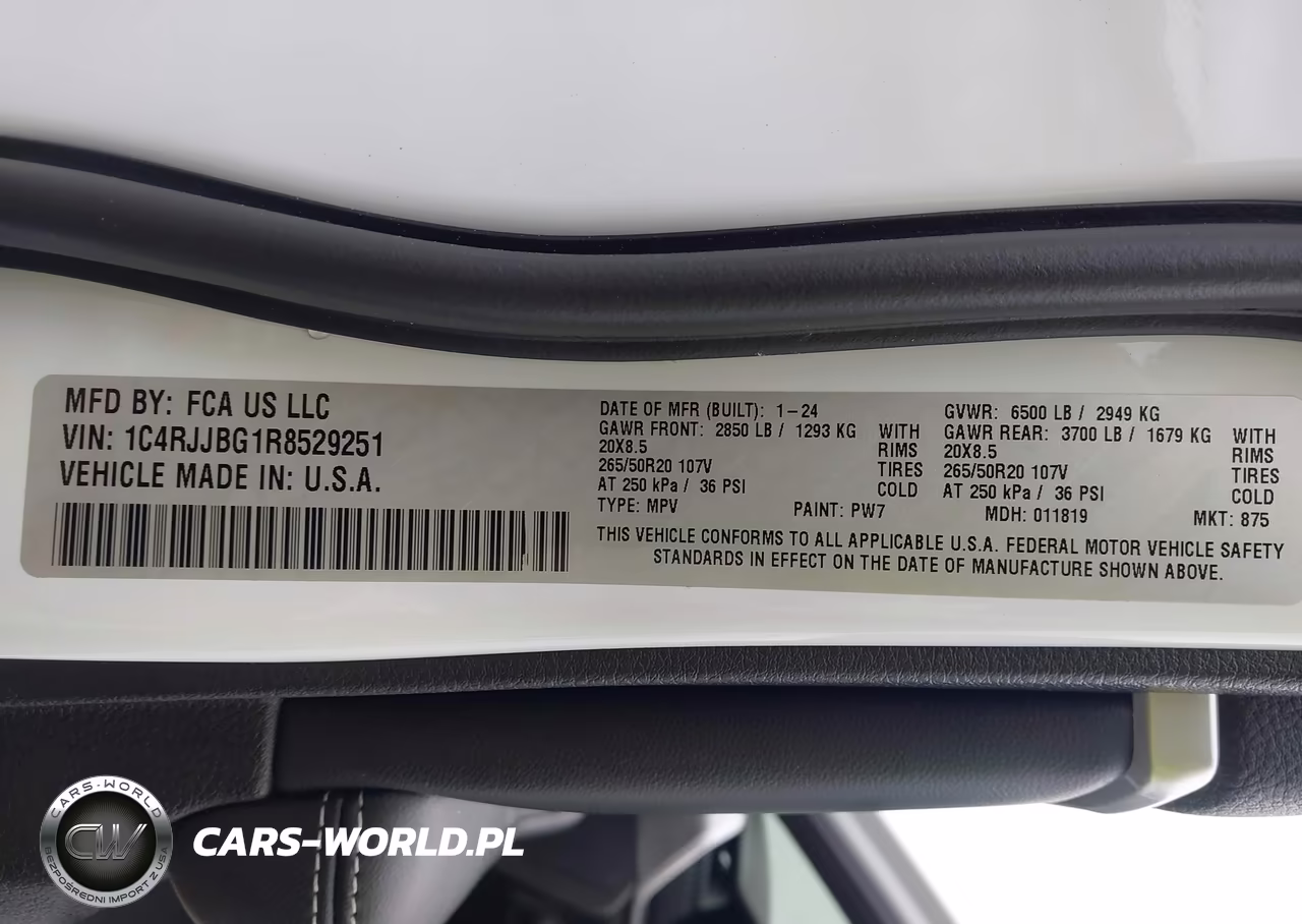2024 Jeep Grand Cherokee L Limited 4X2 VIN:1C4RJJBG1R8529251 - 9