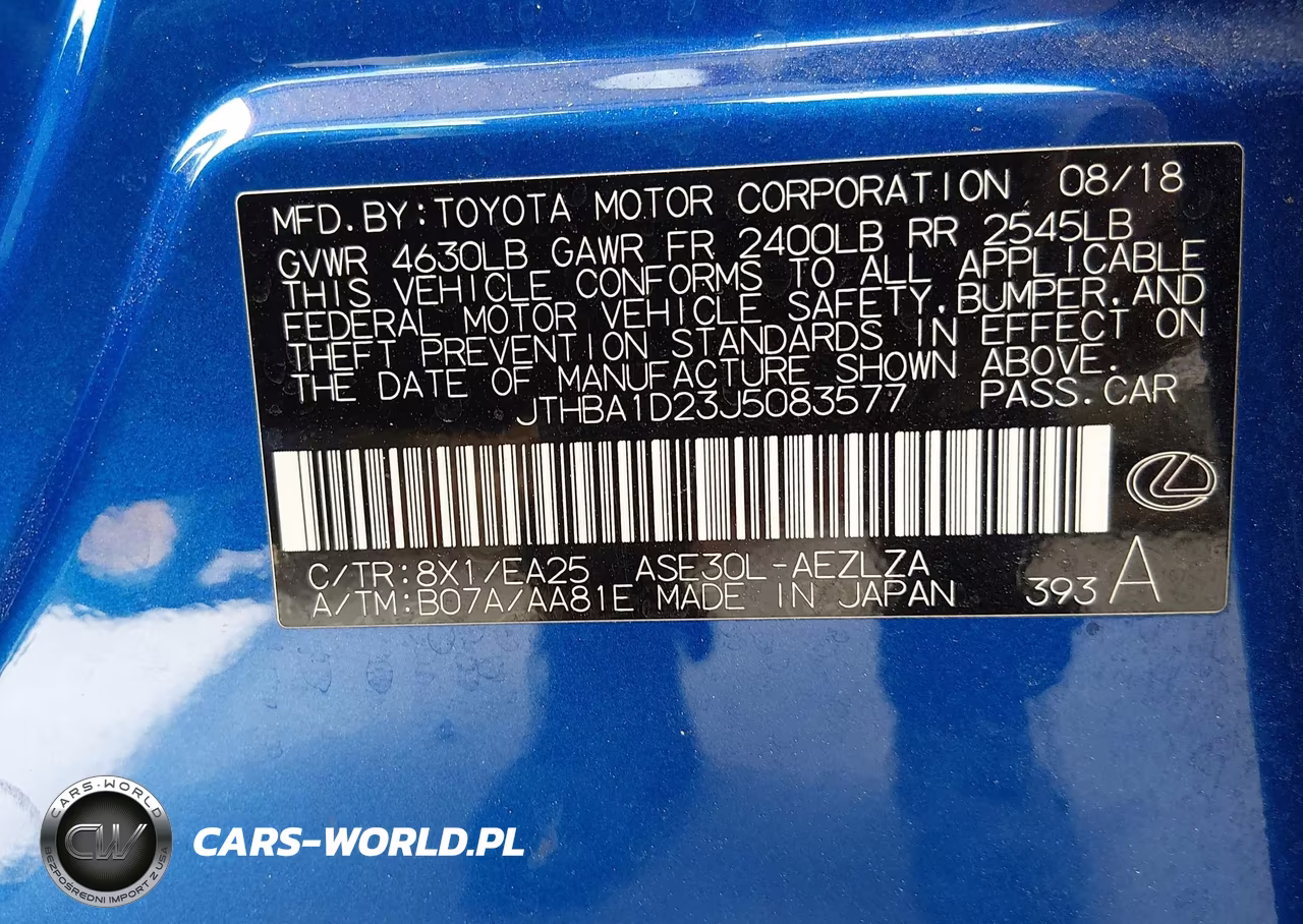 2018 Lexus Is 300 VIN:JTHBA1D23J5083577 - 9