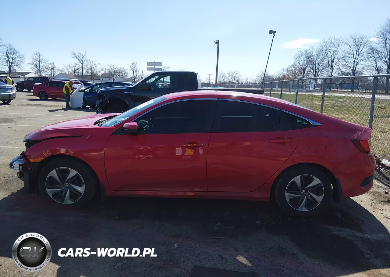 2019 Honda Civic Lx VIN:2HGFC2F66KH592514 - 14