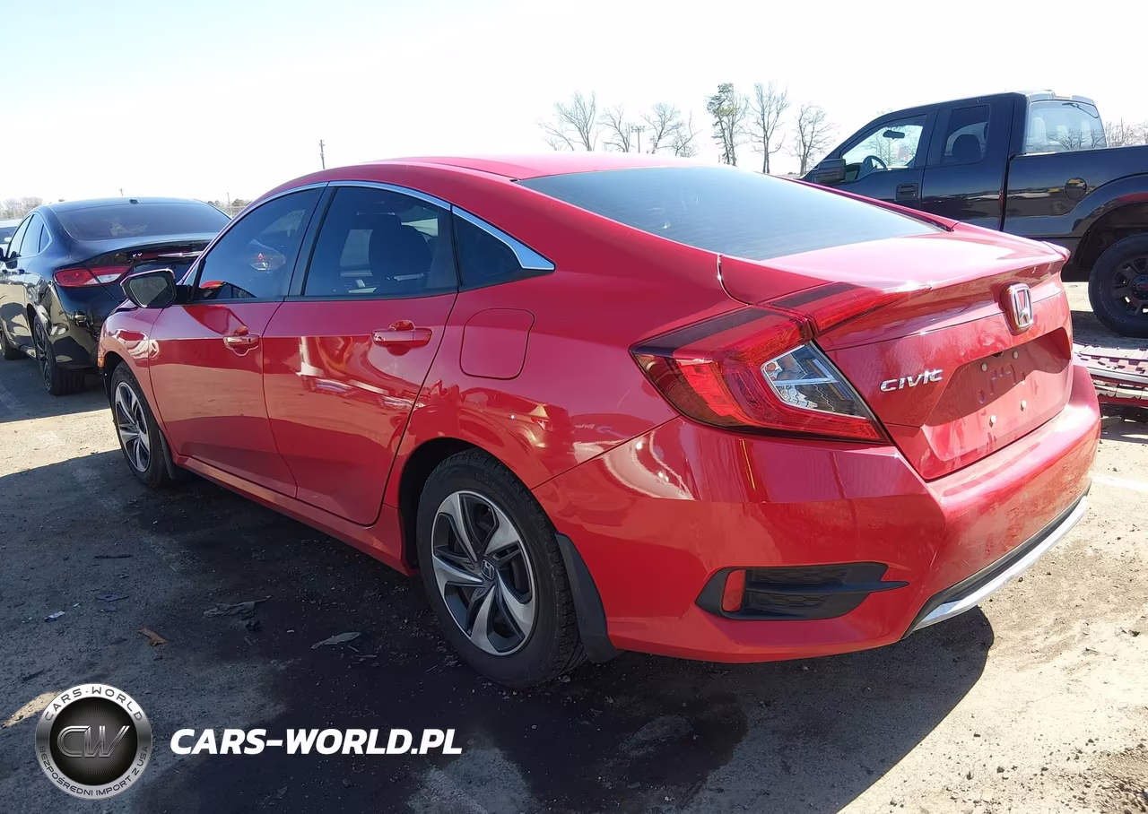 2019 Honda Civic Lx VIN:2HGFC2F66KH592514 - 3