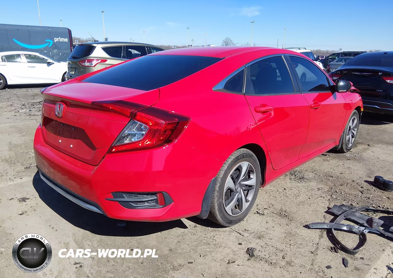 2019 Honda Civic Lx VIN:2HGFC2F66KH592514 - 4