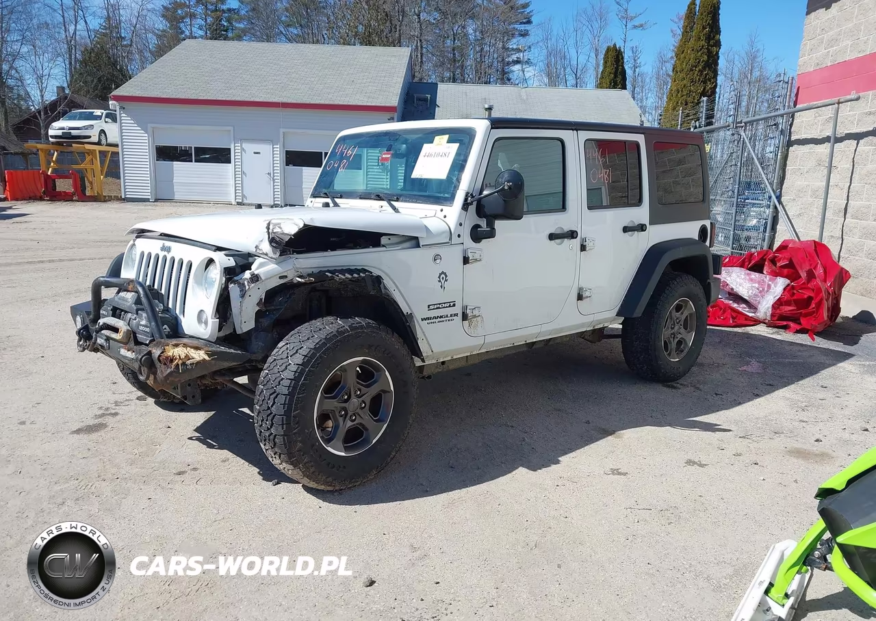 2016 Jeep Wrangler Unlimited Sport VIN:1C4BJWDG2GL341683 - 2