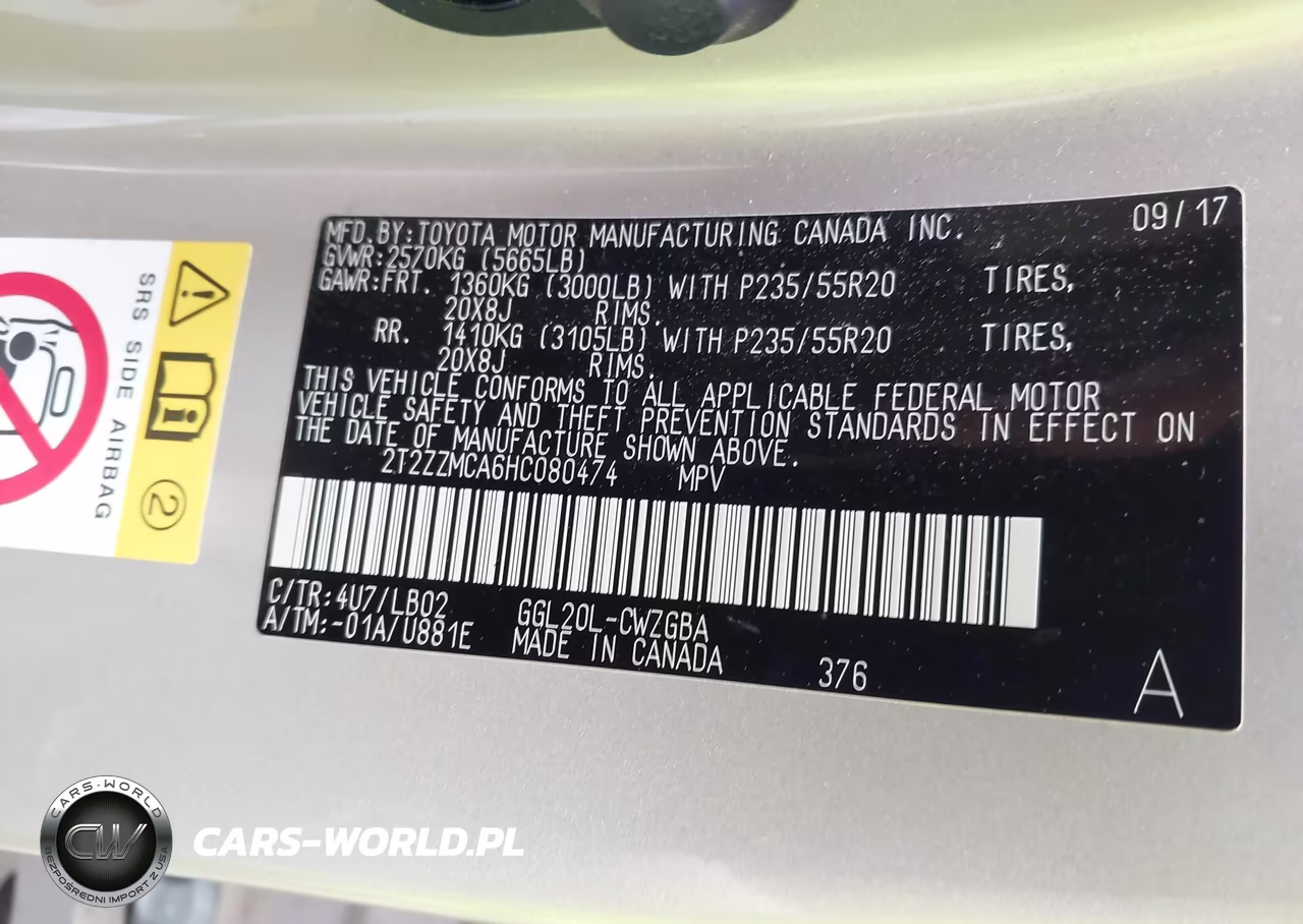 2017 Lexus Rx 350 VIN:2T2ZZMCA6HC080474 - 9