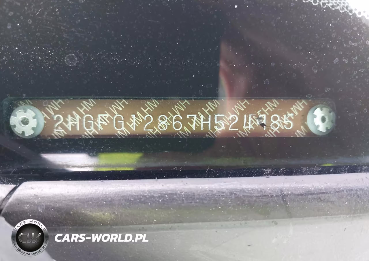 2007 Honda Civic Ex VIN:2HGFG12867H524985 - 9