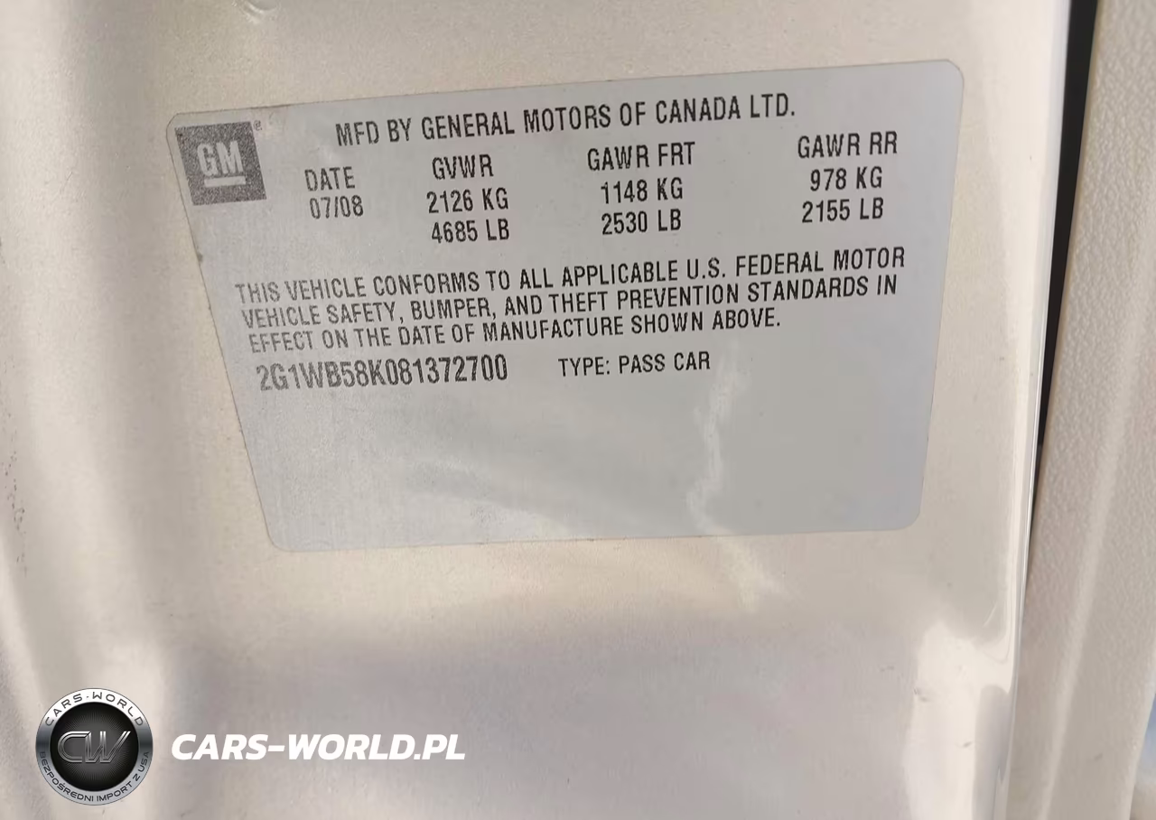 2008 Chevrolet Impala Ls VIN:2G1WB58K289258960 - 9