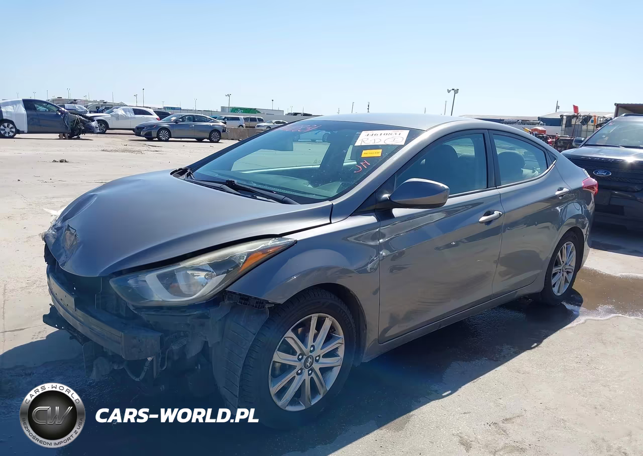 2014 Hyundai Elantra Se VIN:5NPDH4AE4EH494918 - 2
