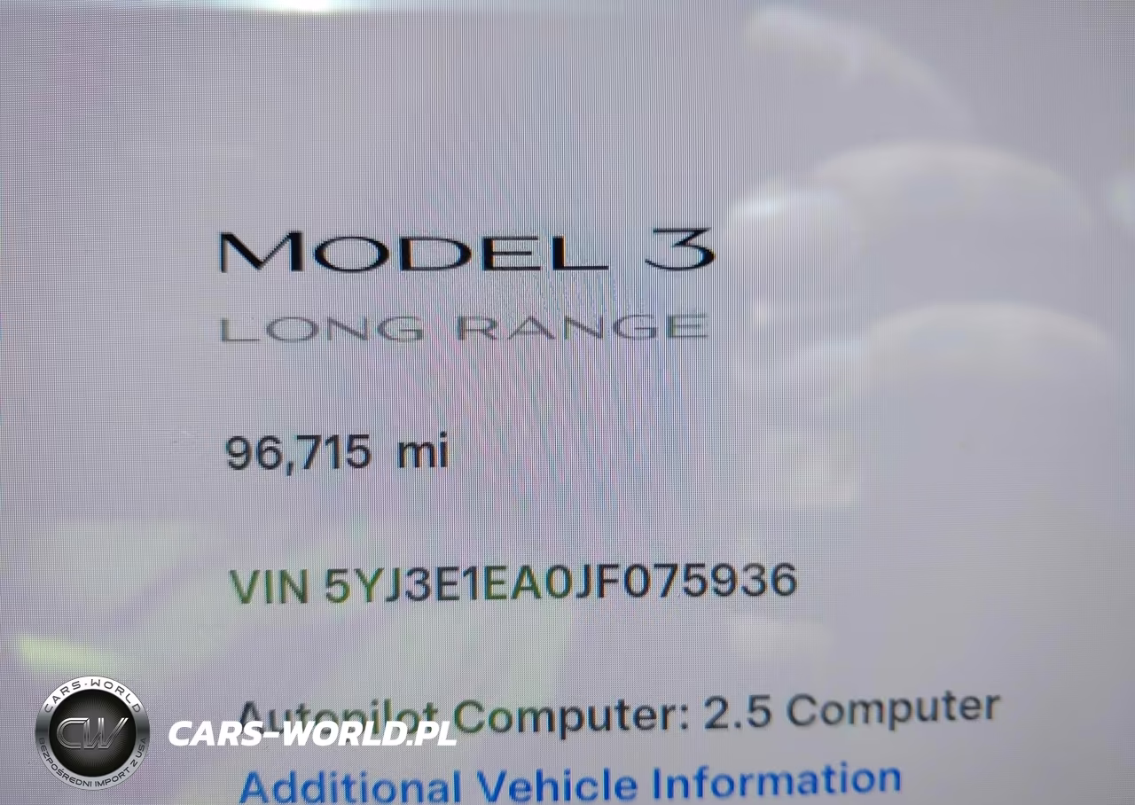 TESLA MODEL 3 VIN:5YJ3E1EA0JF075936 - 7
