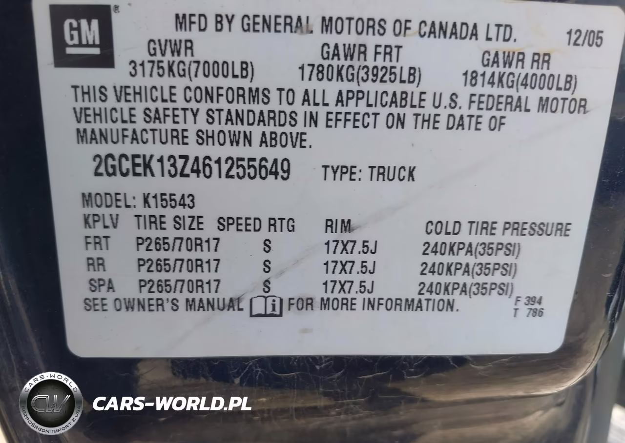 2006 Chevrolet Silverado 1500 Lt2 VIN:2GCEK13Z461255649 - 9