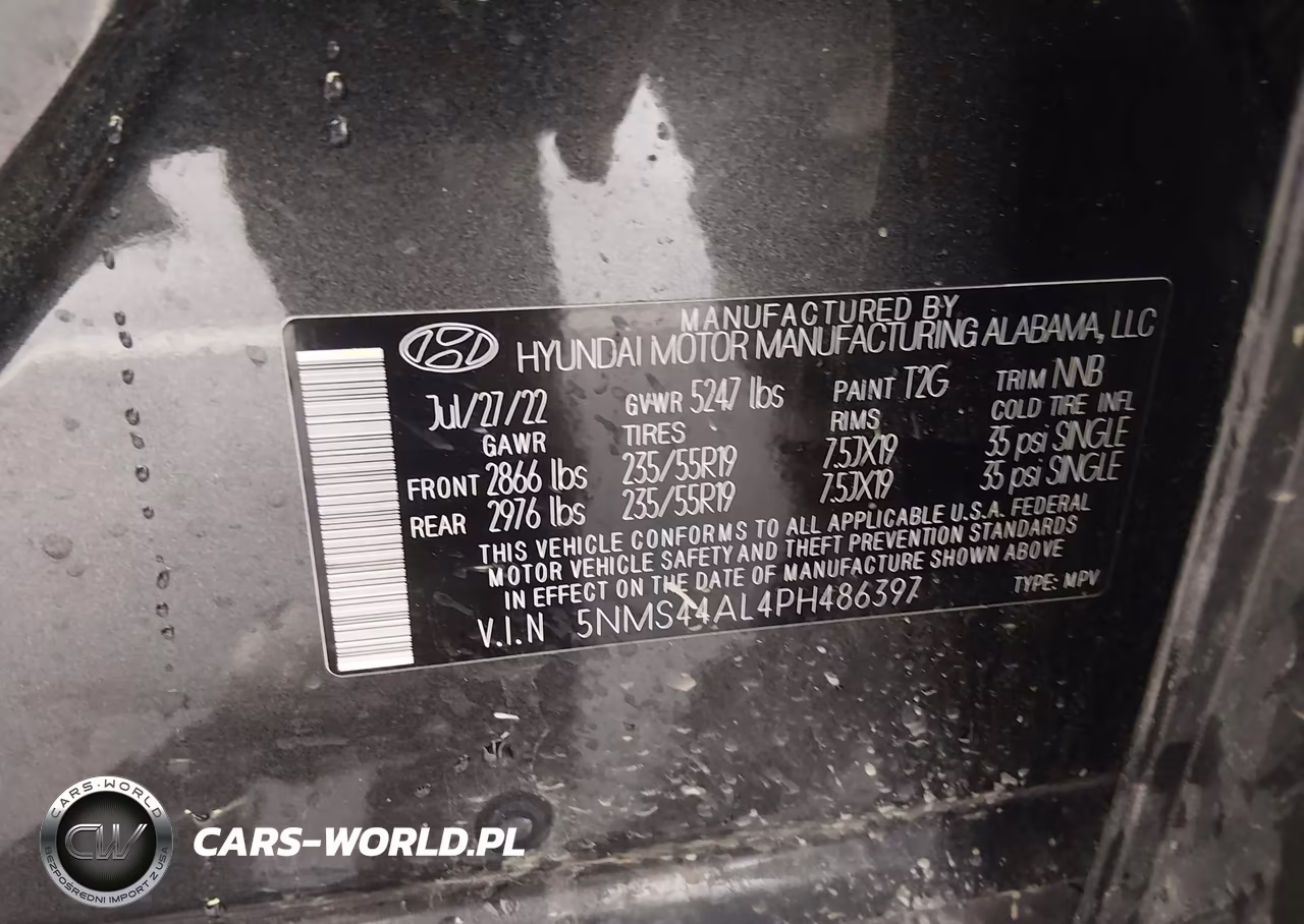 2023 Hyundai Santa Fe Limited VIN:5NMS44AL4PH486397 - 9