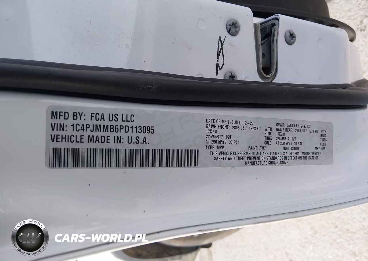 2023 Jeep Cherokee Altitude Lux 4X4 VIN:1C4PJMMB6PD113095 - 9