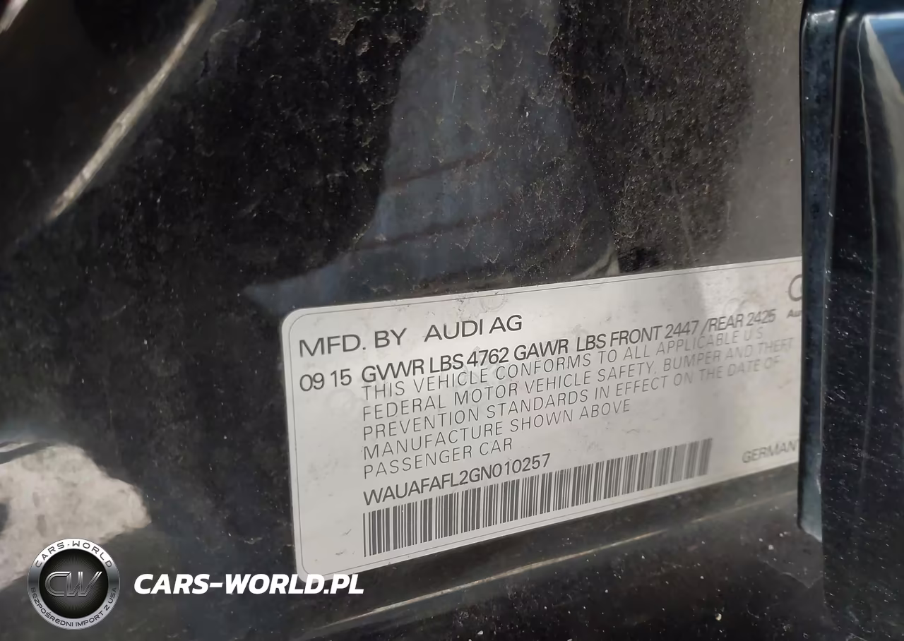 2016 Audi A4 2.0T Premium VIN:WAUAFAFL2GN010257 - 9