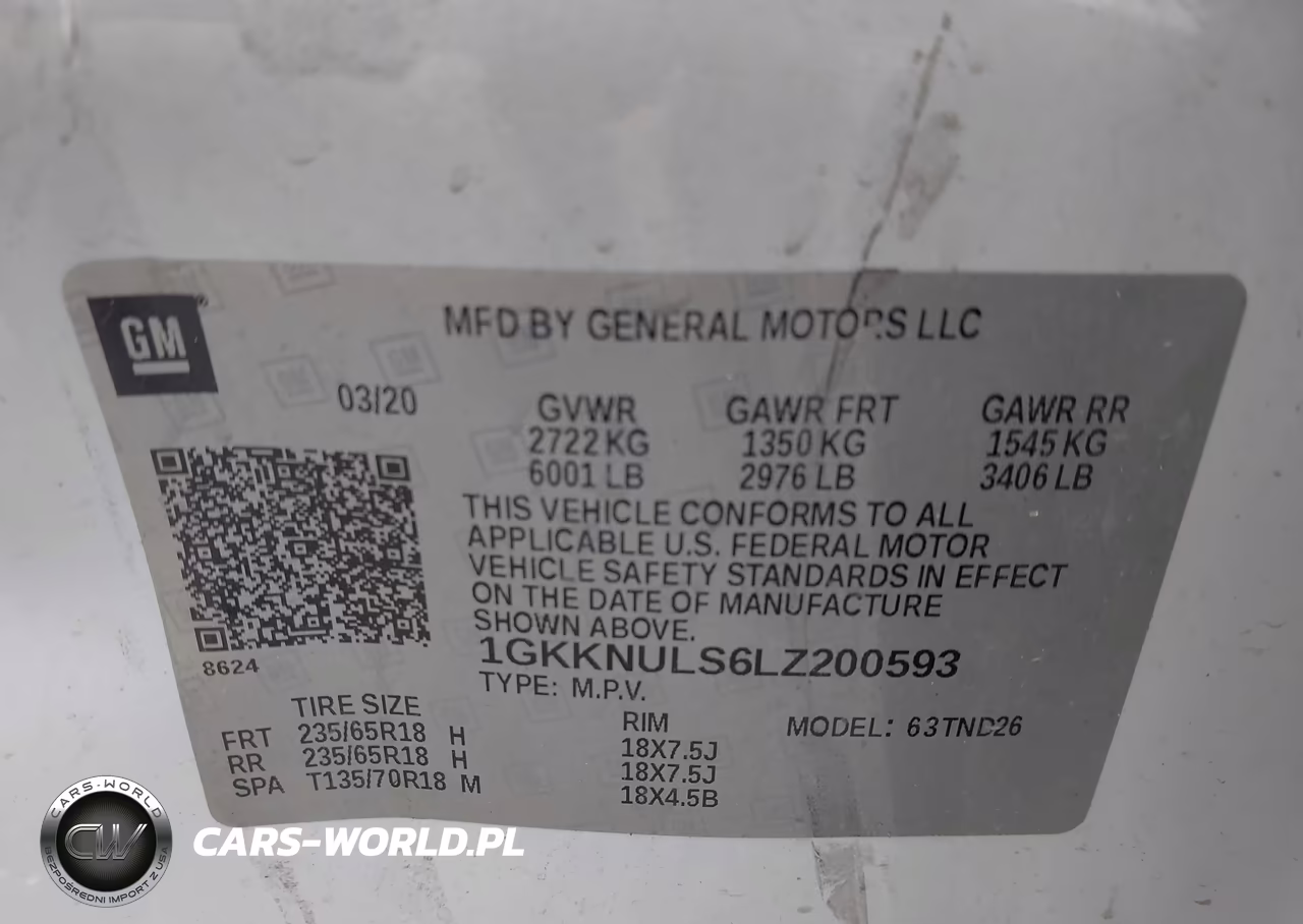 2020 GMC Acadia Awd Slt VIN:1GKKNULS6LZ200593 - 9