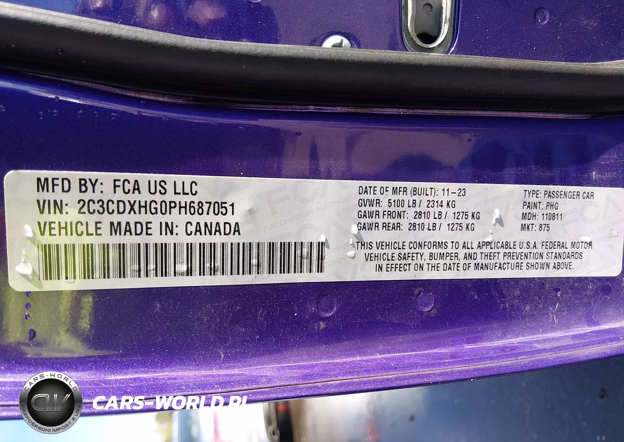2023 Dodge Charger Gt VIN:2C3CDXHG0PH687051 - 9