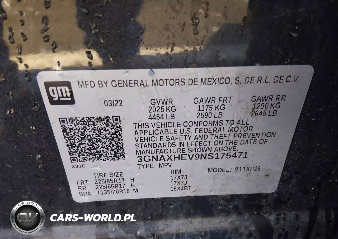 2022 Chevrolet Equinox Fwd Ls VIN:3GNAXHEV9NS175471 - 9