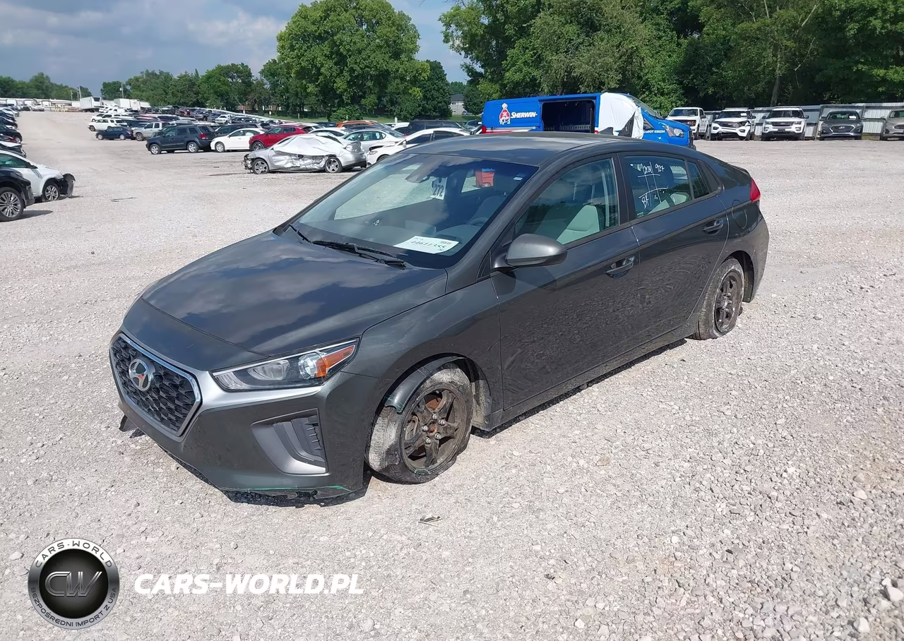2021 Hyundai Ioniq Hybrid Blue VIN:KMHC65LC1MU247164 - 2