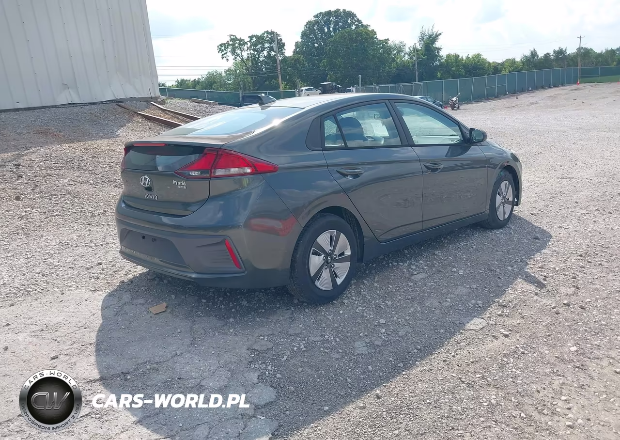 2021 Hyundai Ioniq Hybrid Blue VIN:KMHC65LC1MU247164 - 4