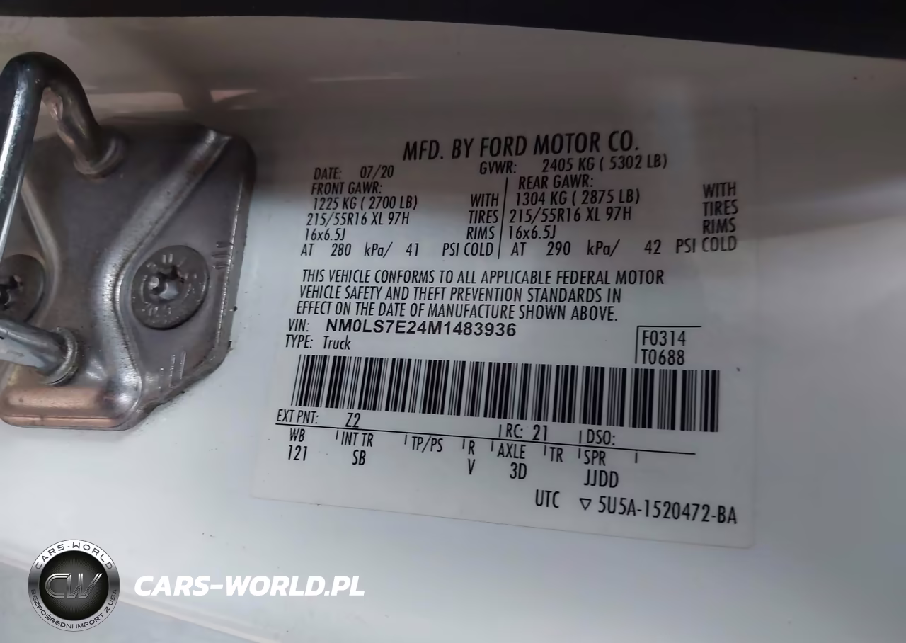 2021 Ford Transit Connect Xl VIN:NM0LS7E24M1483936 - 9