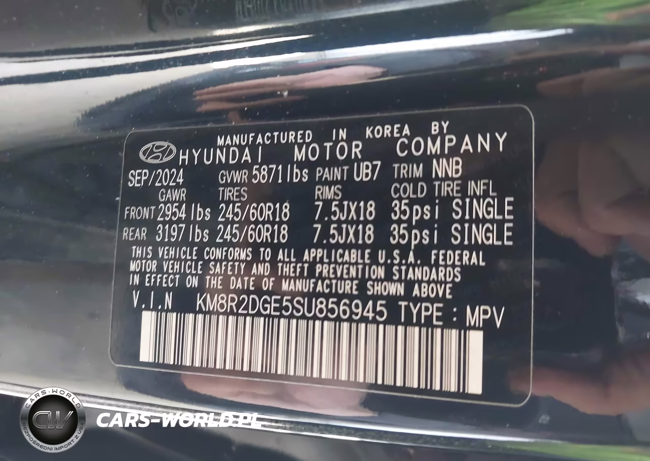 2025 Hyundai Palisade Sel VIN:KM8R2DGE5SU856945 - 9