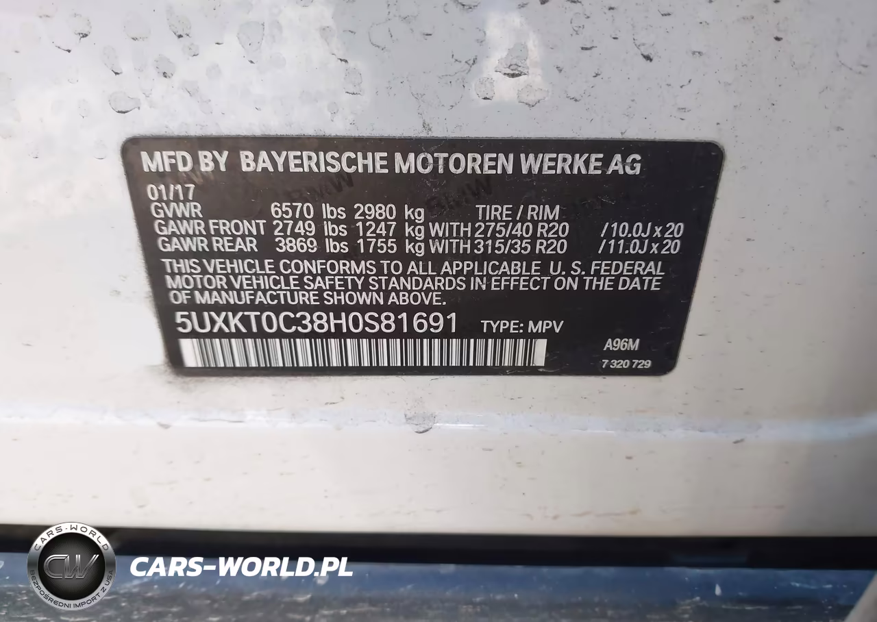 2017 BMW X5 Edrive xDrive40E Iperformance VIN:5UXKT0C38H0S81691 - 9