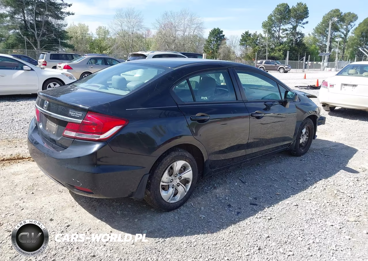 2015 Honda Civic Lx VIN:19XFB2F52FE001380 - 4