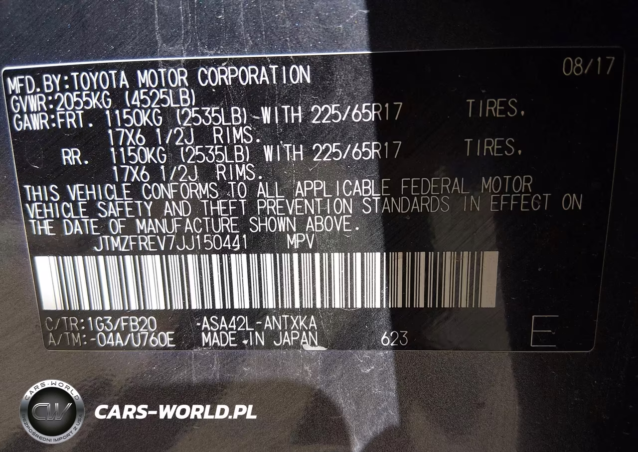 2018 Toyota Rav4 Le VIN:JTMZFREV7JJ150441 - 9