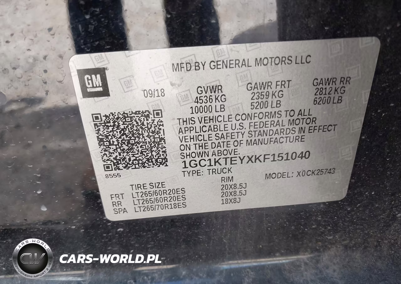2019 Chevrolet Silverado 2500Hd Ltz VIN:1GC1KTEYXKF151040 - 9