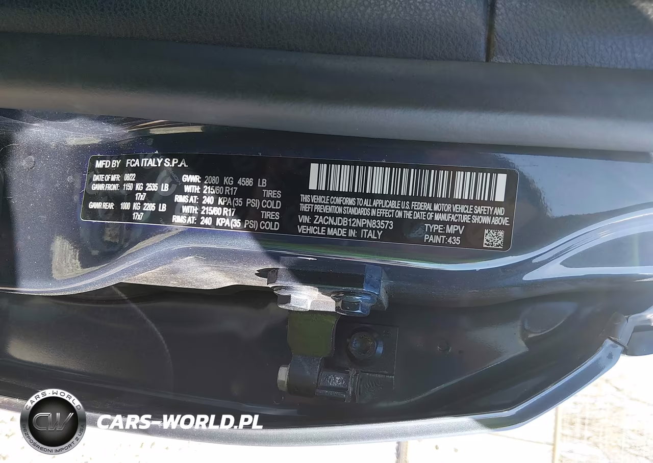 2022 Jeep Renegade Latitude 4X4 VIN:ZACNJDB12NPN83573 - 9