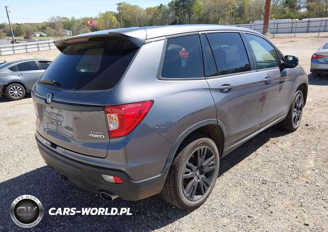 2021 Honda Passport Awd Sport VIN:5FNYF8H21MB001770 - 4